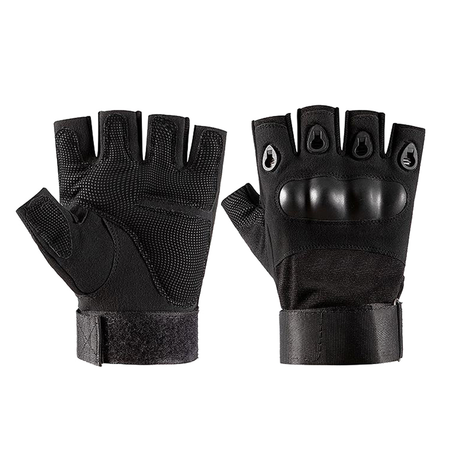 دستکش نیمه موتورسواری اوکلی رنگ مشکی