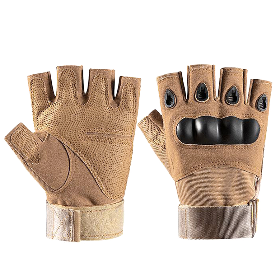 دستکش نیمه موتورسواری اوکلی رنگ خاکی