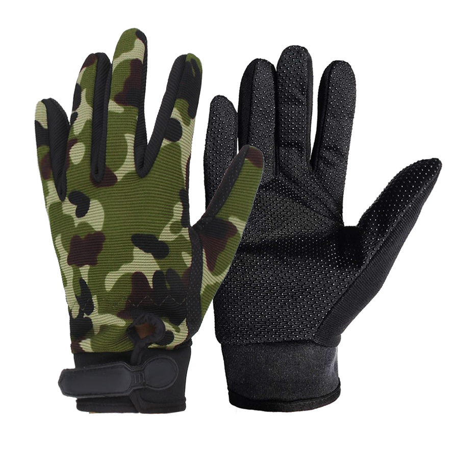 دستکش موتورسواری تاتیکال رنگ چریکی