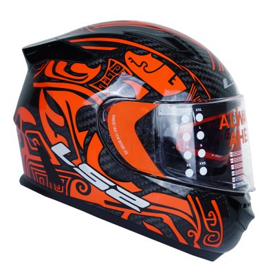 کلاه کاسکت ال اس تو FF801 Scorpion Black Red