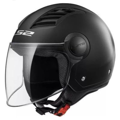 کلاه کاسکت بدون فک LS2 Airflow OF562 رنگ مشکی مات