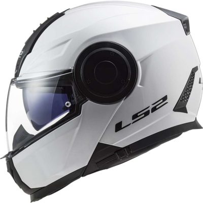 کلاه کاسکت فک متحرک ال اس تو مدلF902 Scope White