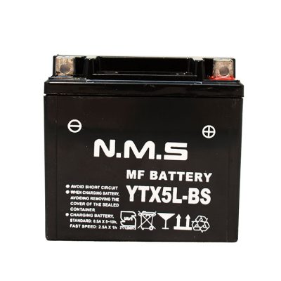 باتری موتورسیکلت ان ام اس مدل ytx5l-bs 12v5ah (کلیک،طرح‌طرح‌کلیک‌،ان‌اس‌۱۵۰)