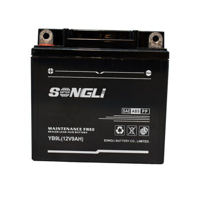 باتری موتورسیکلت سونگلی مدل yb9l 12v9ah (پالس،آپاچی،تریل)