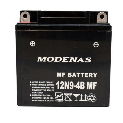 باتری موتورسیکلت مودناس مدل 12N9-4B 12V9AH (پالس،آپاچی،تریل)