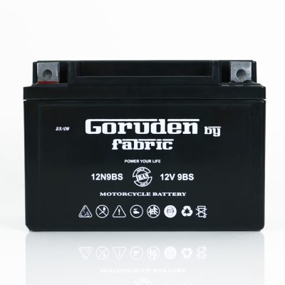 باتری موتورسیکلت Gorudenمدل ۱۲V9H (پالس، آپاچی، تریل)