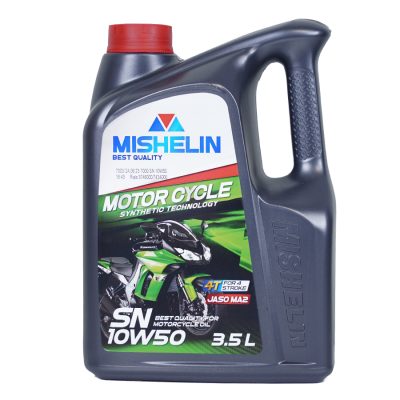 روغن موتورسیکلت میشلین مدل 10W50-SN-MA2-3.5L حجم ۳.۵ لیتر